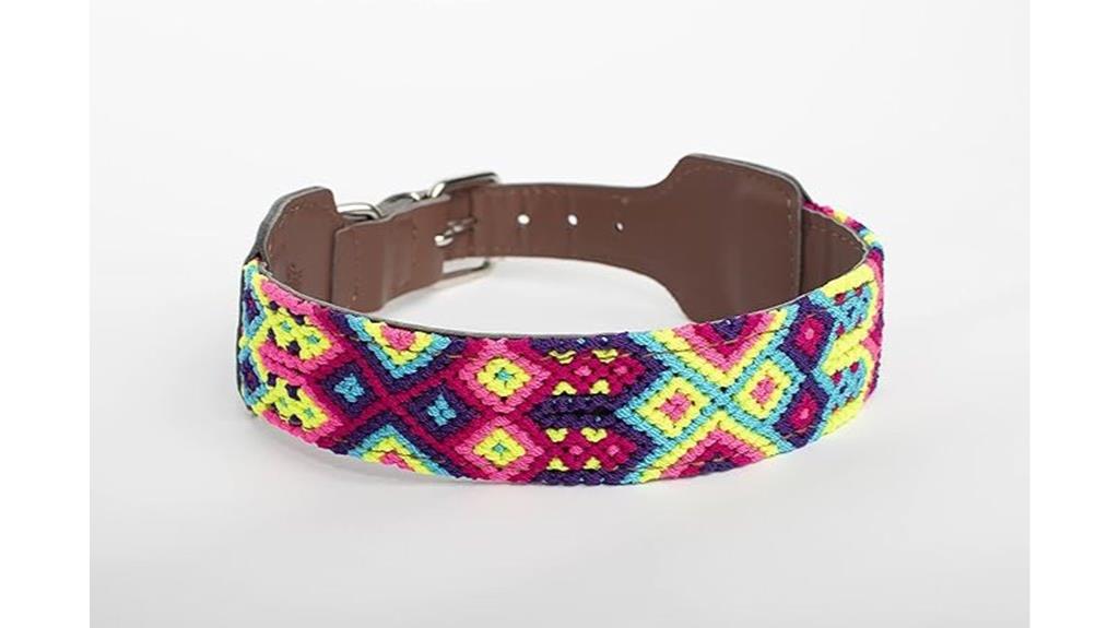 vegan leather dog collar