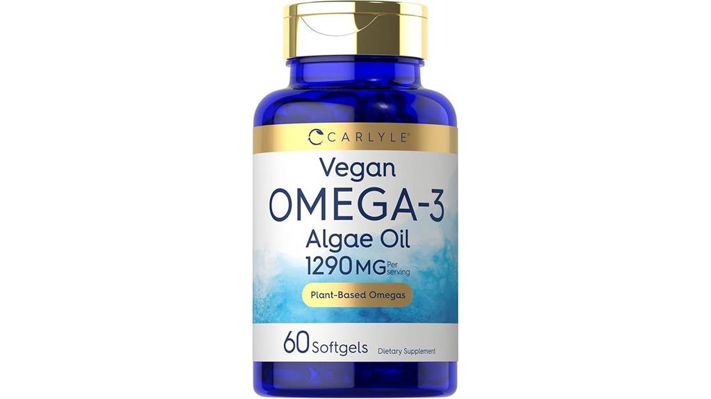 vegan omega softgels quantity