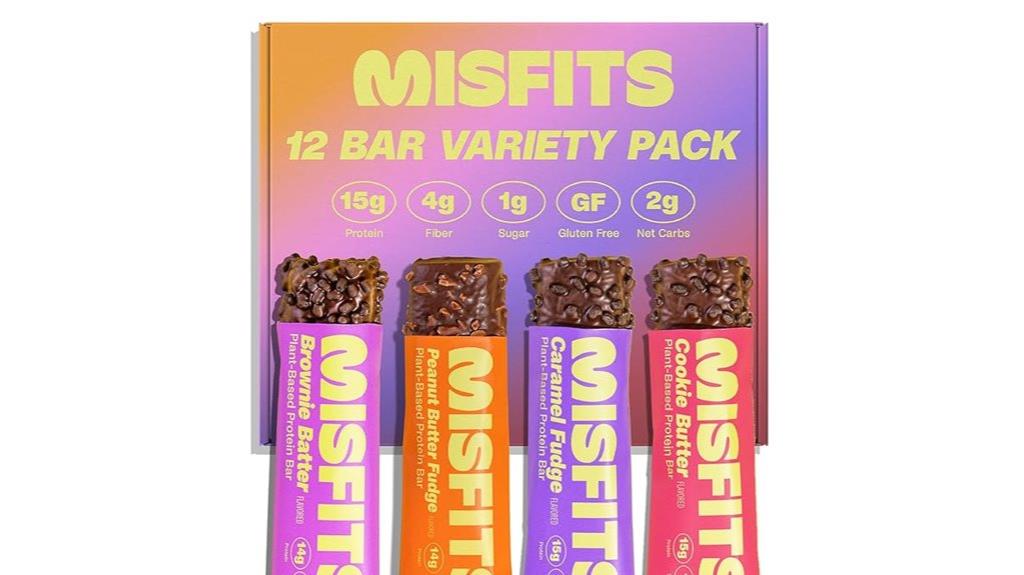 vegan protein bars pack