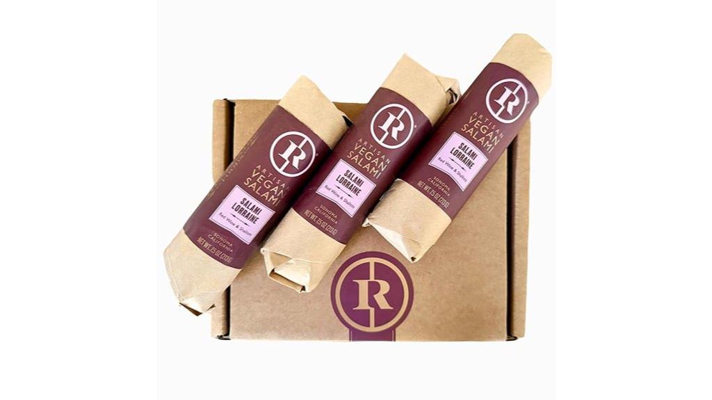 vegan salami three pack