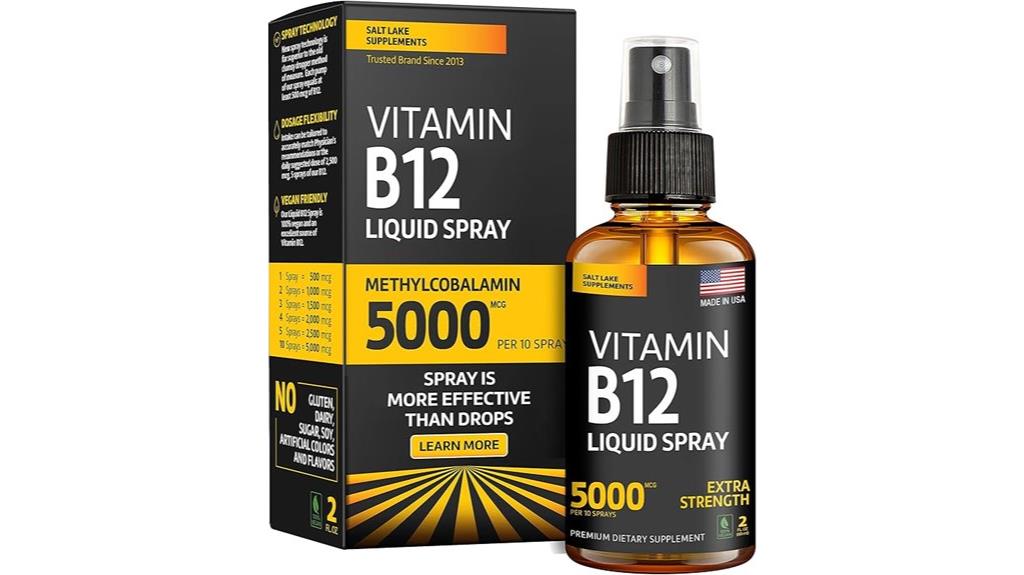 vegan sublingual b12 spray