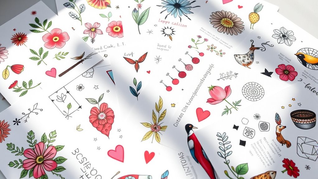 vegan temporary tattoo kits