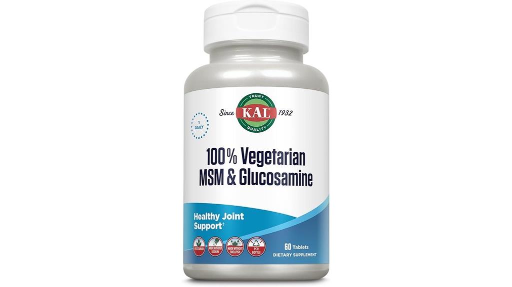 vegetarian msm joint supplement