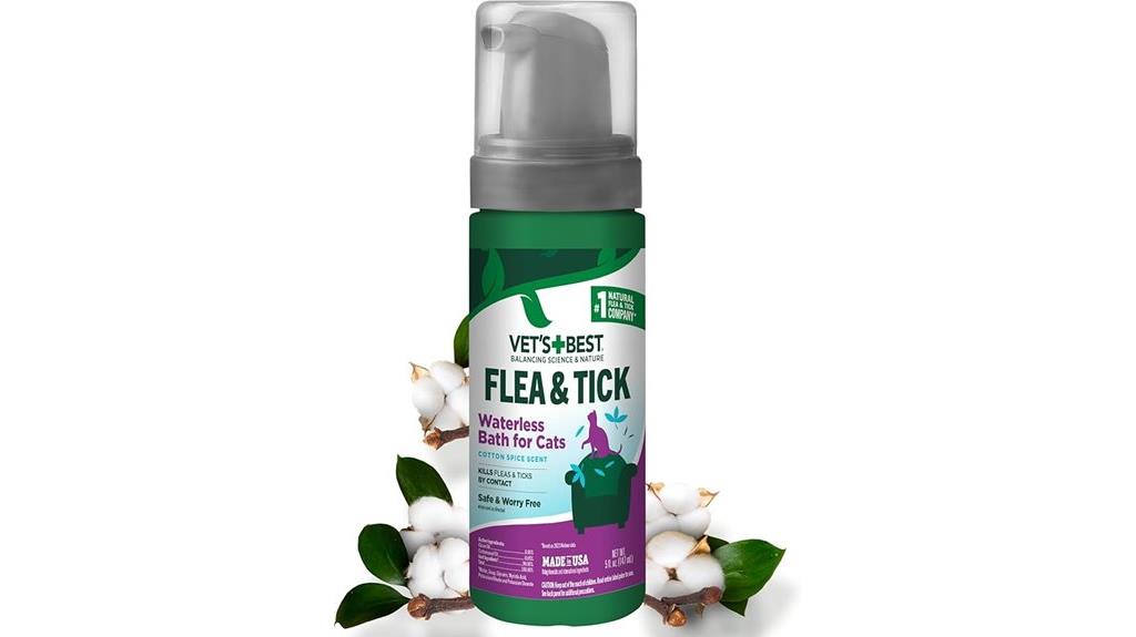 waterless flea and tick bath