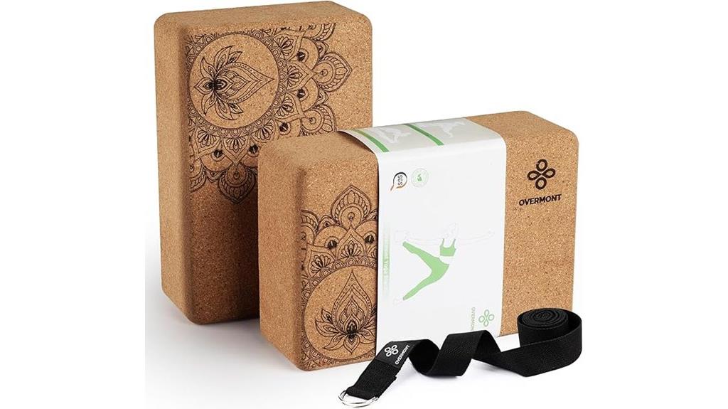 yoga blocks and strap