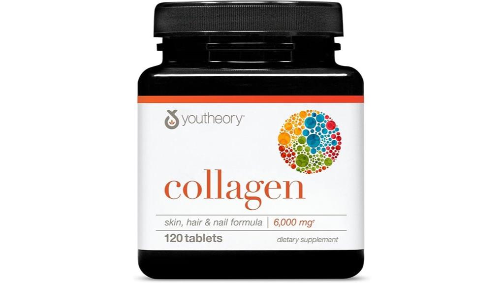 youthful collagen supplement tablets