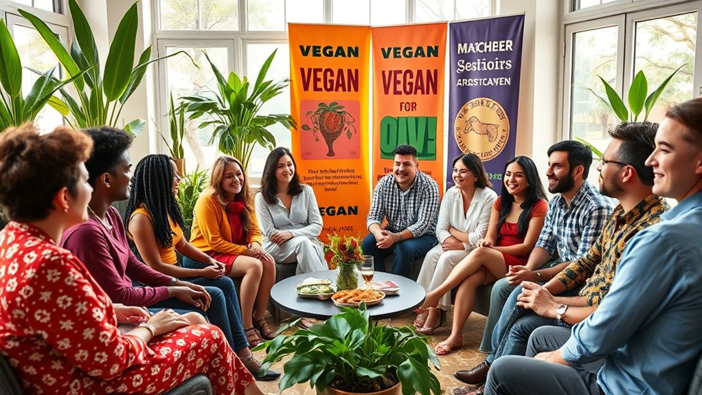 building vegan community support