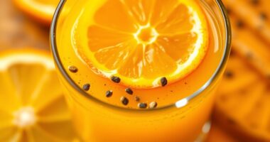 citrus turmeric immunity shot