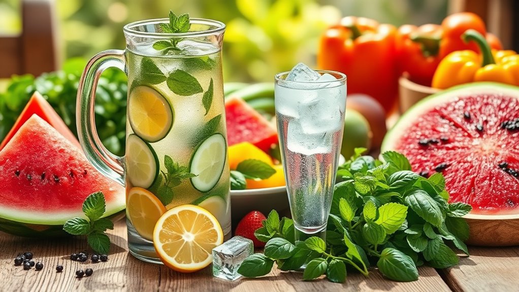 electrolyte balance sustains hydration