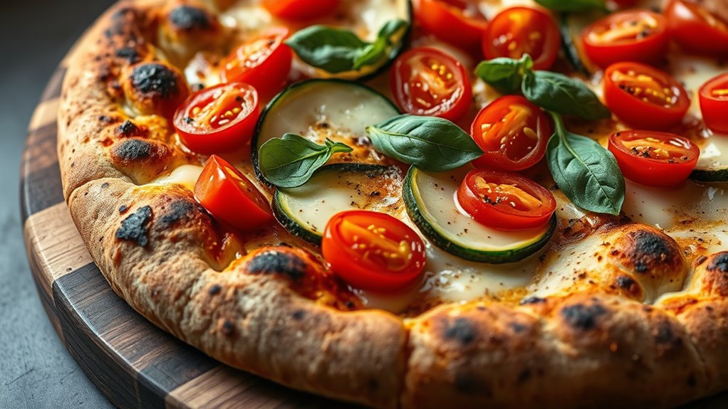 fermented vegan sourdough pizza