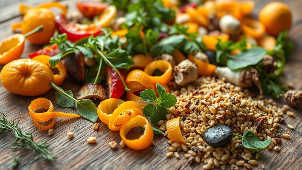 food waste reused nutrients