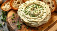 herbed fermented cashew spread