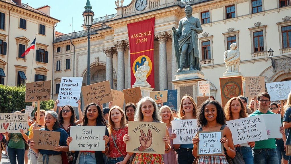 historical vegan ethical activism