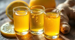 morning energizing ginger lemon