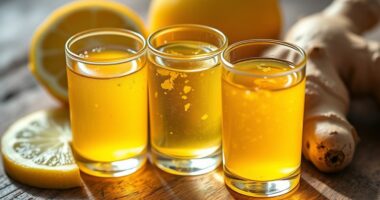 morning energizing ginger lemon