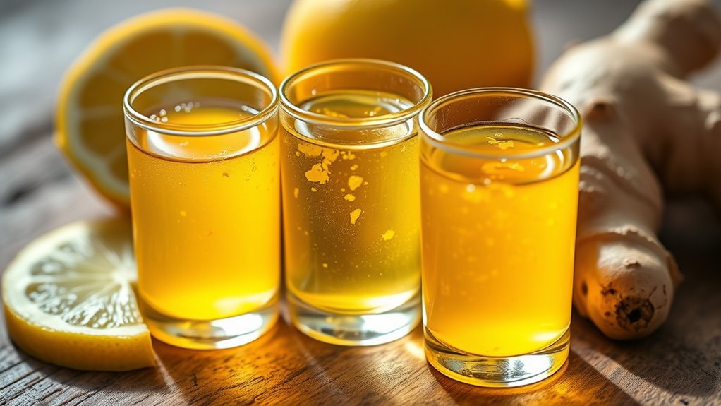 morning energizing ginger lemon