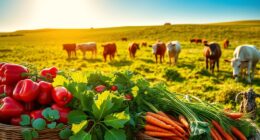 plant based diets cut methane