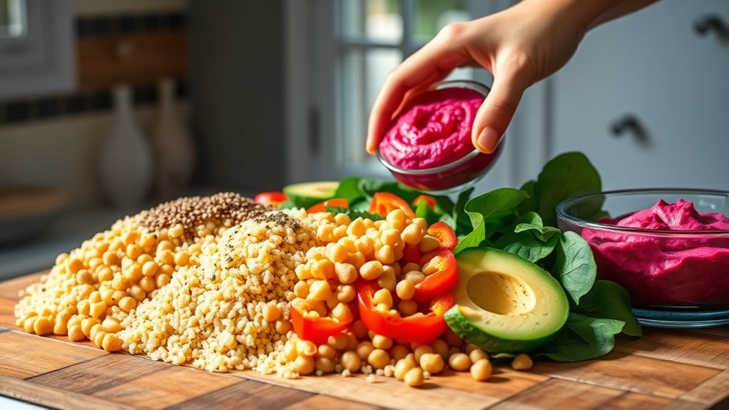 plant based protein meal prep