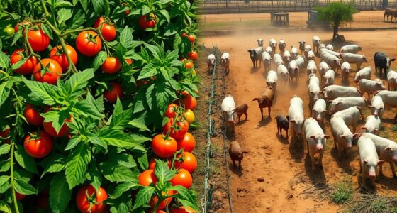 plant versus animal emissions