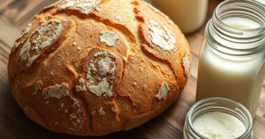 sourdough fermentation flour bread