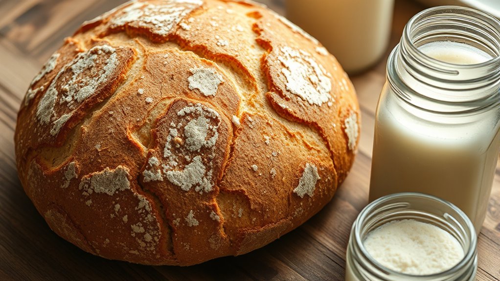 sourdough fermentation flour bread