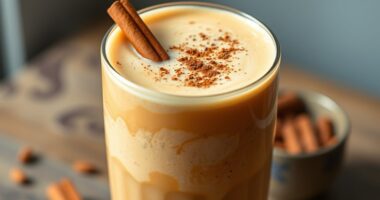 spiced chai oat smoothie