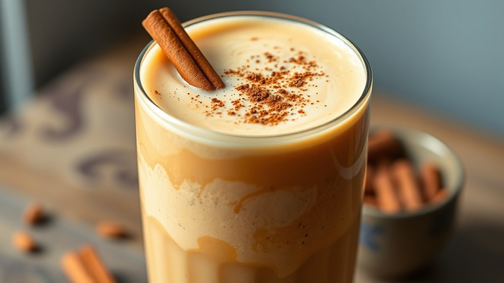 spiced chai oat smoothie