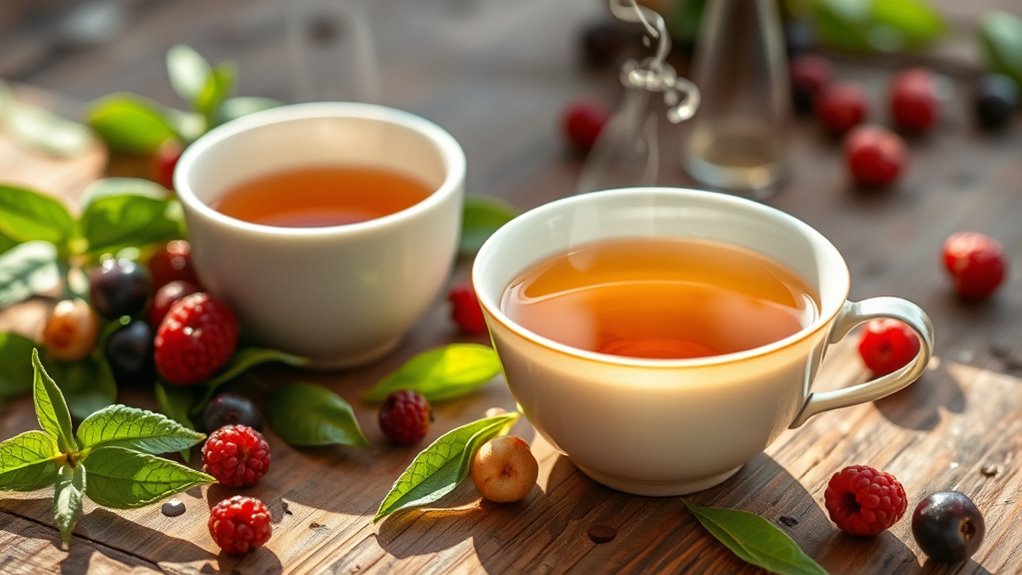tea infusion promotes health