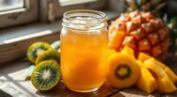 tropical fruit kombucha recipe