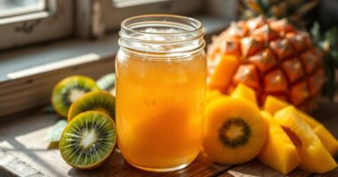 tropical fruit kombucha recipe