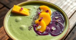 tropical superfood smoothie bowl