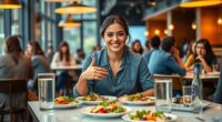 vegan dining social strategies