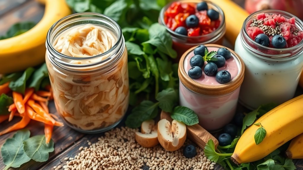 vegan fermented probiotic foods