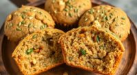 vegan hemp seed muffins