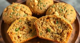 vegan hemp seed muffins