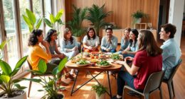 vegan support network building