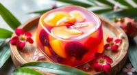 vegan tropical fruit jelly