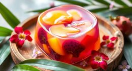 vegan tropical fruit jelly