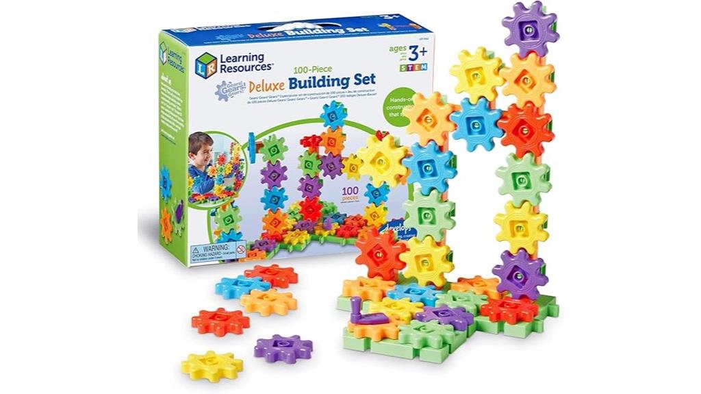 100 piece gear building set