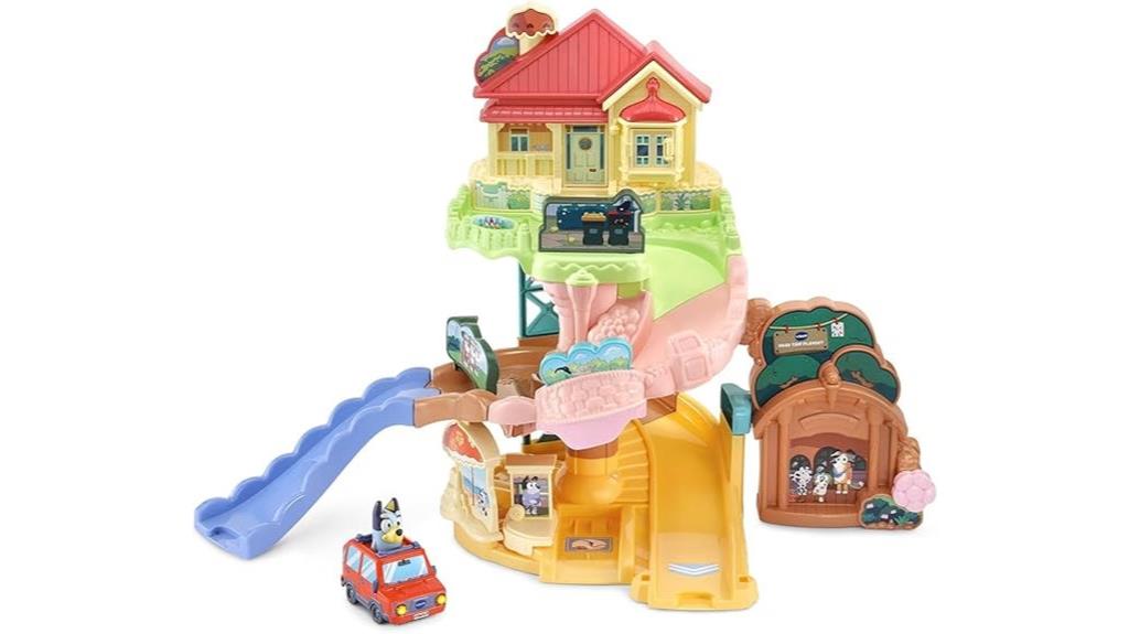 bluey vehicle travel playset
