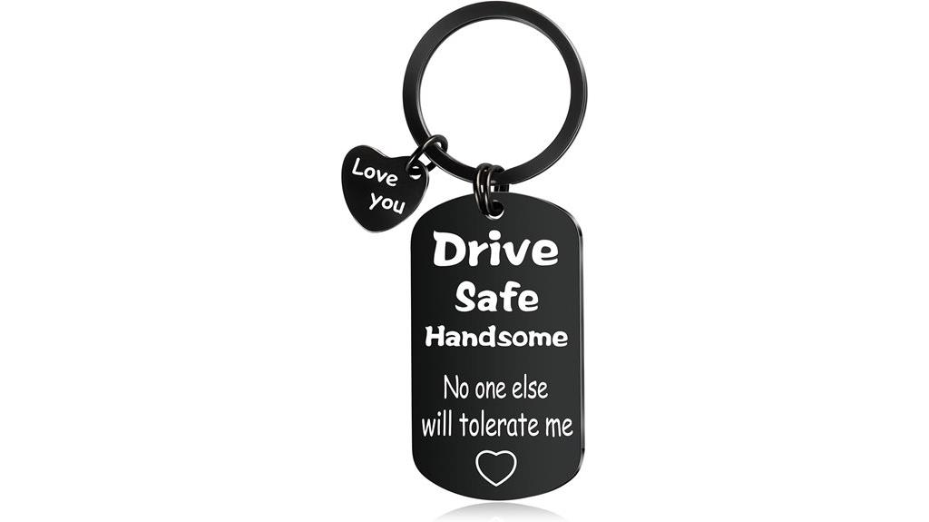 boyfriend s safe keychain gift