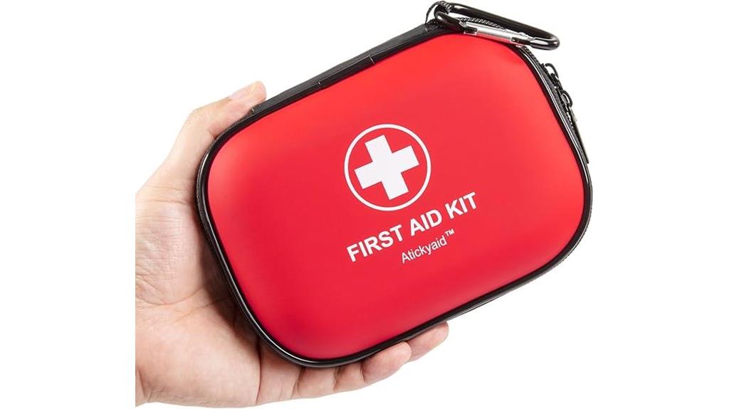 compact waterproof 120 piece first aid