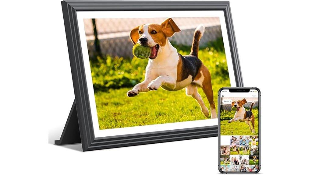 digital photo frame wifi touch