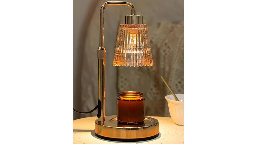 dimmable candle warmer lamp