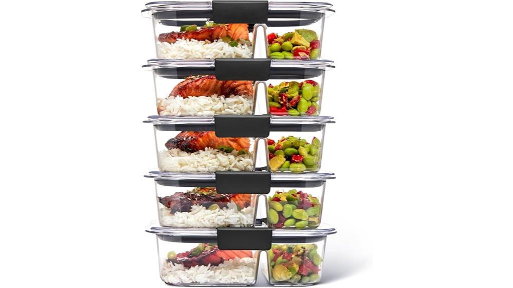 five piece meal storage set