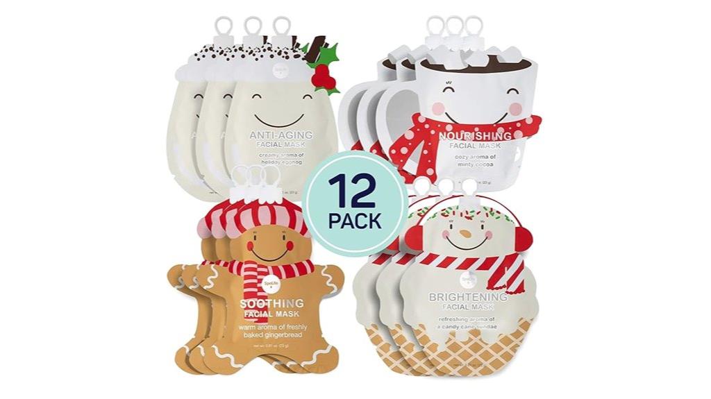 holiday skincare mask set