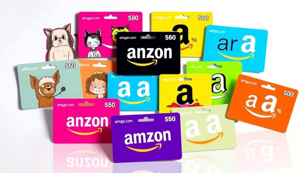 humorous amazon gift card designs