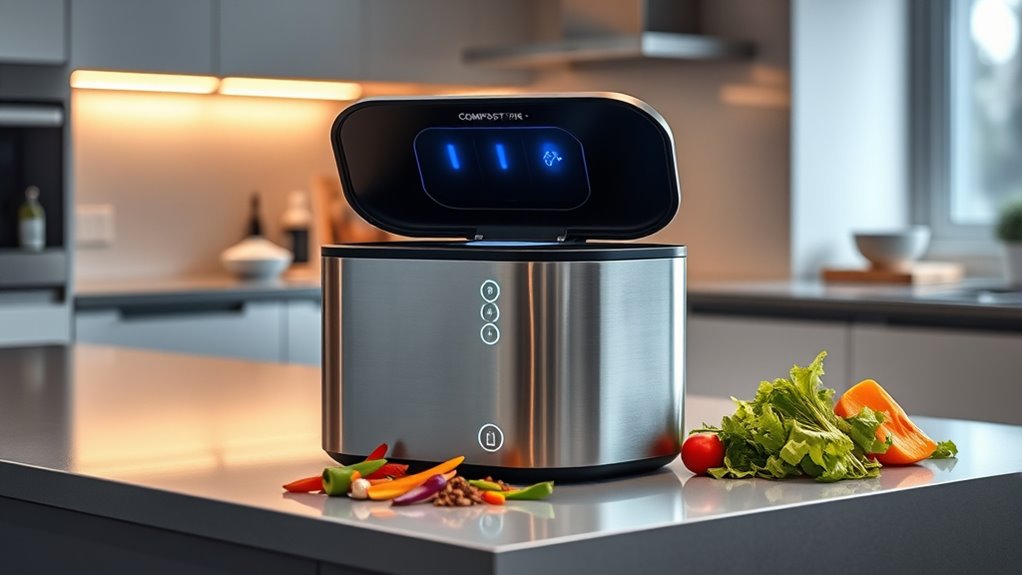 kitchen compost bin features