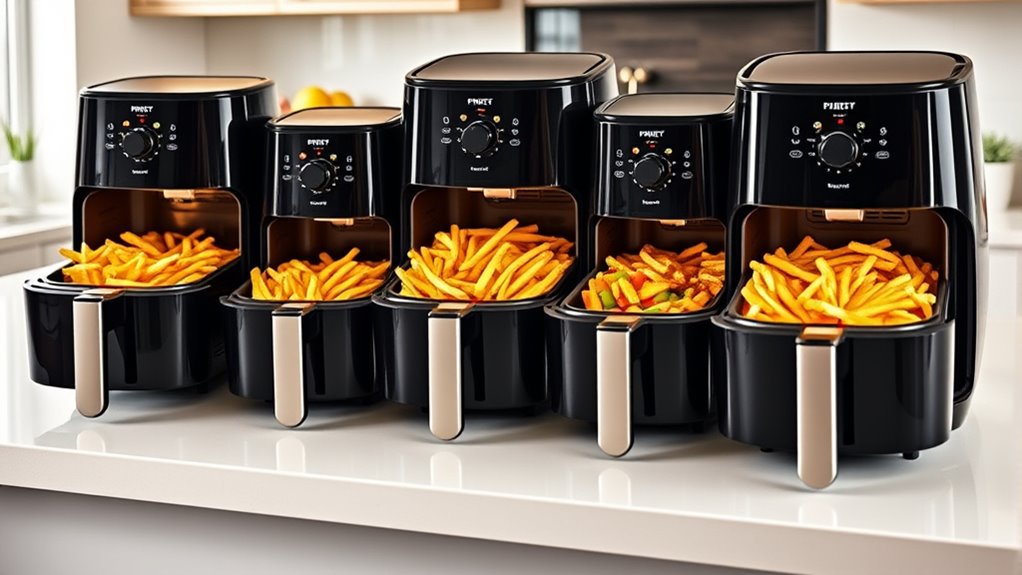 large family air fryers