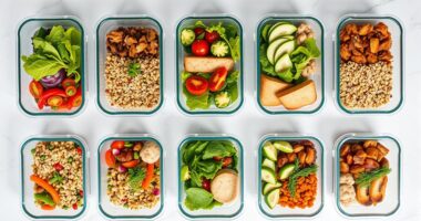 top glass meal storage